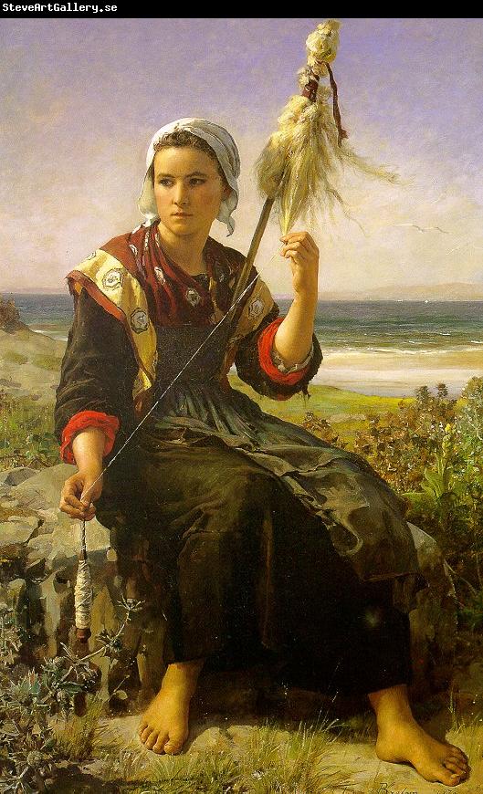 Jules Breton Brittany Girl